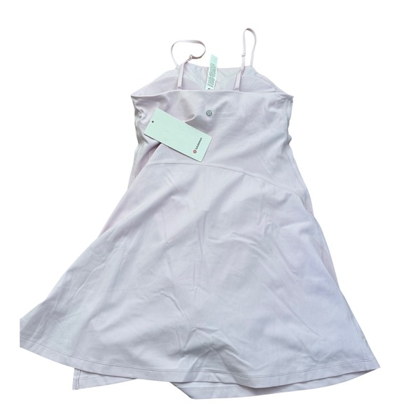 Lululemon Align Tank Dress Side Slit Camisole Tennis Light Pink Size 8 NWT - Picture 2 of 4